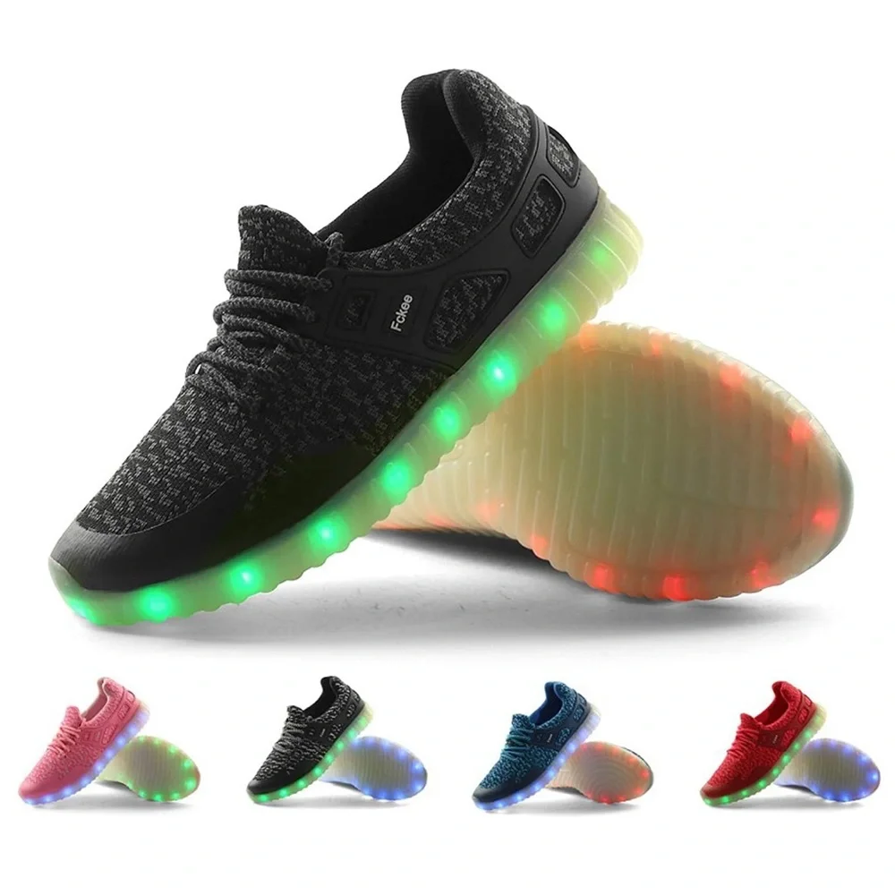Black light up shoes - Picture 6 of 9
